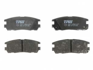 Купить GDB1187 TRW Тормозные колодки задние Сейф 2.2 с звуковым предупреждением износа